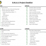 DMAIC Checklist