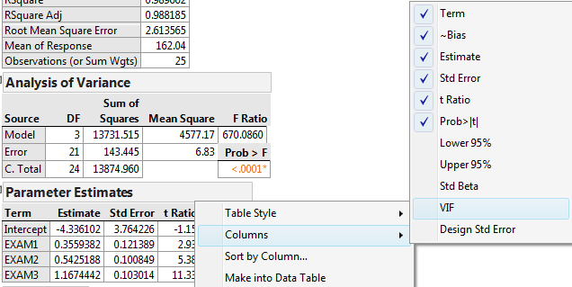 jmp regression jmp regression